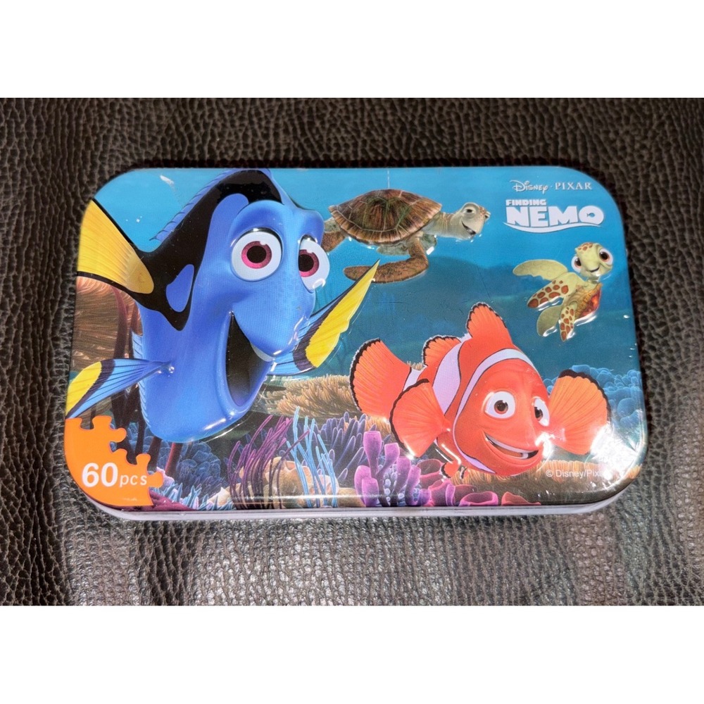 Disney Pixar Finding Nemo 60-Piece Jigsaw Puzzle in Storage Tin